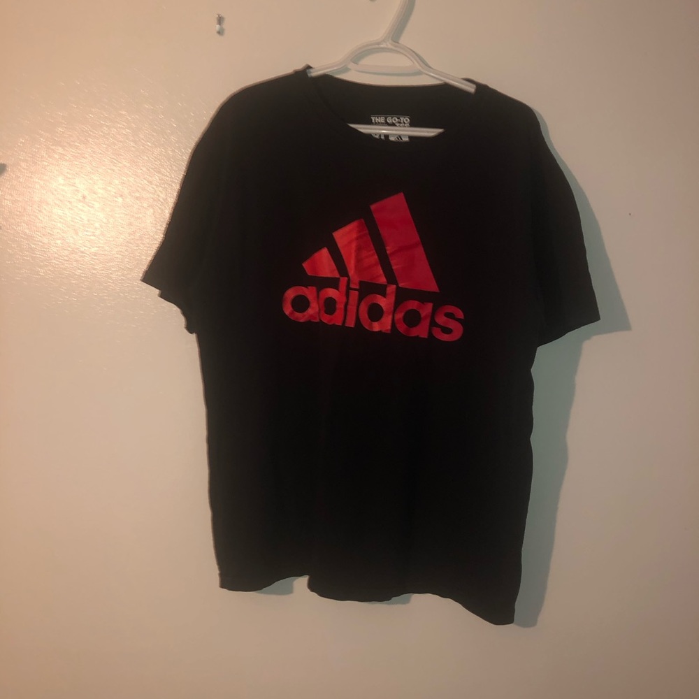 Adidas black and red shirt. Activewear